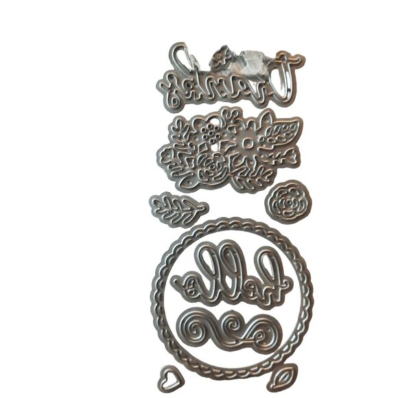 Momenta Embossing Folder And Cutting Templates Leaf Theme Set 11 Pc - Picture 7 of 8